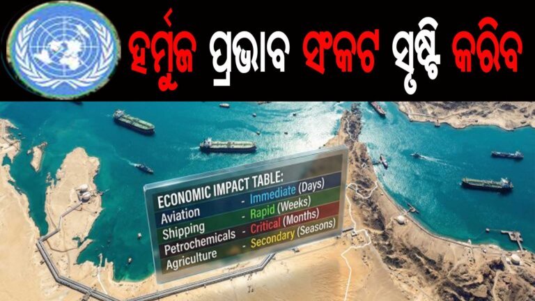 ହର୍ମୁଜ ପ୍ରଭାବ ସଂକଟ ସୃଷ୍ଟି କରିବ : ଜାତିସଂଘ