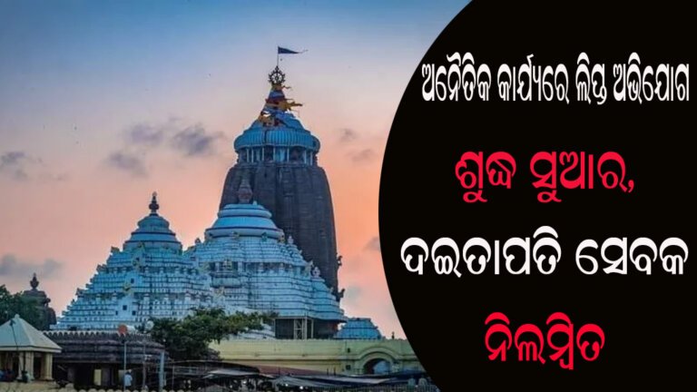 ଶୁଦ୍ଧ ସୁଆର, ଦଇତାପତି ସେବକ ନିଲମ୍ବିତ