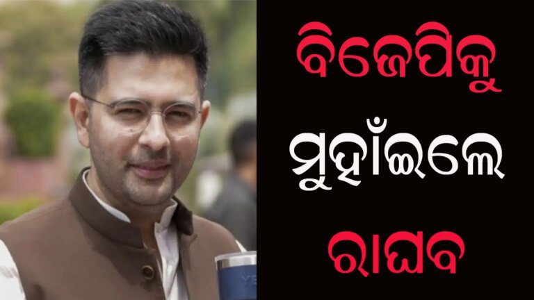 ବିଜେପିକୁ ମୁହାଁଇଲେ ରାଘବ