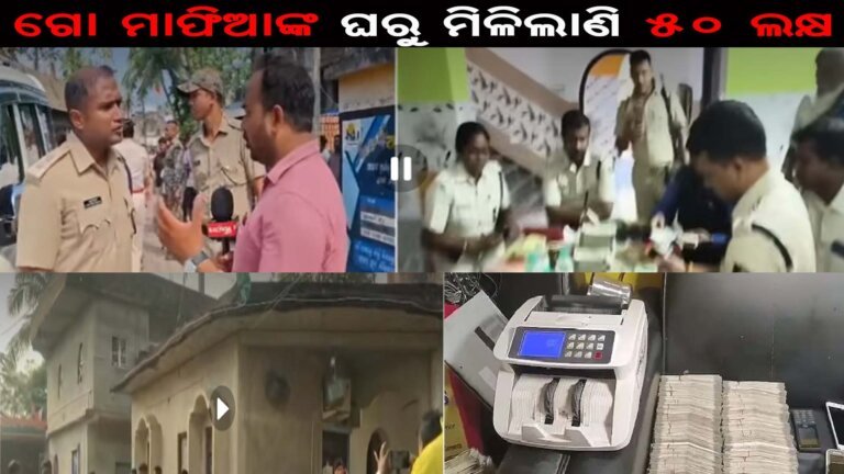ଗୋ ମାଫିଆଙ୍କ ଘରୁ ମିଳିଲାଣି ୫୦ ଲକ୍ଷ