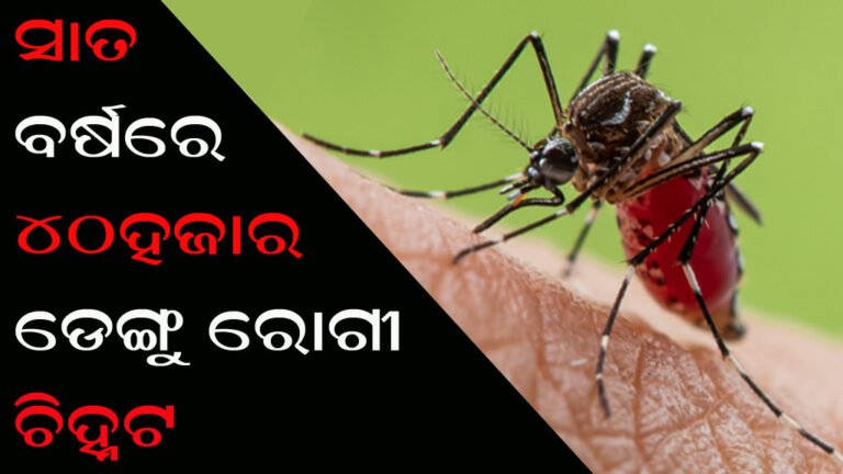 ସାତବର୍ଷରେ ୪୦ହଜାର ଡେଙ୍ଗୁ ରୋଗୀ ଚିହ୍ନଟ